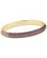 14k Gold-Plated Pavé Bangle Bracelet