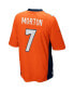 Фото #2 товара Футболка мужская Nike Denver Broncos игровая с номером Мортона оранжевая.