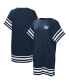 ფოტო #2 პროდუქტის Women's Navy New York Yankees Cascade T-shirt Dress