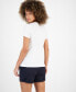 ფოტო #2 პროდუქტის Women's Sailboat Stripe Graphic T-Shirt