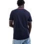 Ben Sherman twin tipped polo in dark navy