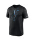 Фото #3 товара Men's Black Carolina Panthers Legend Icon Performance T-shirt