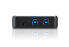 ATEN 2-port USB 3.0 Peripheral Sharing Device - 5 Gbit/s - Micro-USB Type-B - Black - Plastic - 0 - 40 °C - -20 - 60 °C