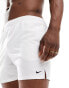 Nike Swimming Essential 5 inch volley swim shorts in white