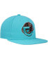 Фото #4 товара Бейсболка с козырьком Mitchell & Ness Vancouver Grizzlies Turquoise Hardwood Classics MVP Team Ground 2.0