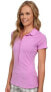 Nike 241254 Women Tennis Advantage Polo Shirt Fuchsia Glow/Hot Lava Size Small