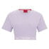 HUGO Sporty Logo 10262204 short sleeve T-shirt Light / Pastel Purple, S - фото #4