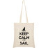 KRUSKIS Keep Calm And Sail Tote Bag
