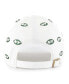 Men's and Women's White New York Jets Confetti Clean Up Adjustable Hat