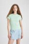 Kadın T-shirt K7064az/gn240 Lt.green