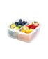 Фото #3 товара Easy Essentials 29-Oz. On the Go Divided Square Food Storage Container