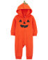 Фото #3 товара Baby Halloween Pumpkin Costume Hooded Jumpsuit NB