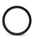 ფოტო #3 პროდუქტის Stainless Steel Brushed Black IP-plated 5mm Flat Band Ring