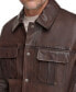 Фото #4 товара Men's The Mogador Leather Overshirt