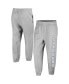 Women's Gray Distressed Los Angeles Chargers Double Pro Harper Jogger Sweatpants
