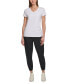 ფოტო #4 პროდუქტის Women's V-Neck Short-Sleeve T-Shirt