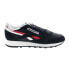 Фото #1 товара Reebok Classic Leather Mens Black Suede Lace Up Lifestyle Sneakers Shoes