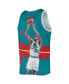 Фото #4 товара Men's Grant Hill Teal Detroit Pistons Hardwood Classics Player Tank Top