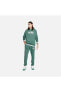 Фото #1 товара Sportswear Retro Fleece Pullover Hoodie Erkek yeşil kapüşonlu Sweatshirt fj0555