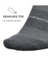 ფოტო #3 პროდუქტის Men's High Performance Max Cushion Ankle Sock - No Show Socks for Women & Men with Heel Tab - Cornflower