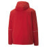 Фото #3 товара Puma Sf Statement Shell Full Zip Hooded Jacket Mens Red Coats Jackets Outerwear