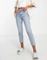 Фото #2 товара Topshop straight jeans in grey cast bleach