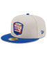 Фото #3 товара Men's Stone, Royal New York Giants 2023 Salute To Service 59FIFTY Fitted Hat