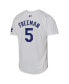 ფოტო #3 პროდუქტის Youth Freddie Freeman White Los Angeles Dodgers Home Limited Player Jersey