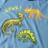 Фото #2 товара Schlafanzug mit Glow-in-the-Dark Dino Print, blau, Gr. 110/116, 1 St