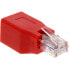 Фото #1 товара InLine Crossover Adapter RJ45 male to female