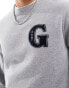 Фото #3 товара GANT applique G logo sweatshirt in grey marl