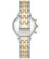 ფოტო #3 პროდუქტის Women's Neutra Two-Tone Stainless Steel Bracelet Watch, 36mm