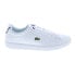 Фото #2 товара Lacoste Carnaby BL 21 1 7-41SMA0002042 Mens White Lifestyle Sneakers Shoes