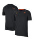 Фото #1 товара Men's Black Oklahoma State Cowboys 2022 Coaches UV Performance T-shirt