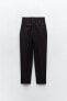 Straight fit trousers with buttons