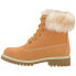 Фото #4 товара Lugz Convoy Faux Fur Lace Up Womens Beige Casual Boots WCNYFK-7431