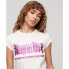 Фото #4 товара SUPERDRY Retro Glitter Logo Cap short sleeve T-shirt