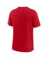 Фото #3 товара Men's Red Los Angeles Angels Authentic Collection Tri-Blend Performance T-shirt