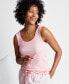 ფოტო #1 პროდუქტის Women's Ribbed Modal Sleep Tank Top XS-3X, Created for Macy's