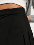 Фото #4 товара ASOS DESIGN pleated mini skirt in black