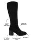 Фото #6 товара Women's Romilly Tru Comfort Foam Stacked Block Heel Round Toe Regular Calf Boots