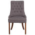 Фото #3 товара Hercules Paddington Series Gray Fabric Tufted Chair