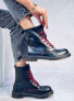 Фото #1 товара Ботинки Stuff BLACKRED Lace-Up Boots