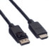 Фото #5 товара VALUE DisplayPort Cable - DP - HDTV - M/M - 1 m - 1 m - DisplayPort - Male - Male - Straight - Straight