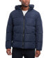 Фото #1 товара Men's Quilted Hooded Puffer Jacket