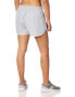 adidas 297328 Women's Marathon Shorts, Halo Silver/White, X-Small 4''