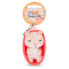 NICI Sleeping Pets Cat 8 cm Leo Print Basket Key Ring