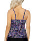 ფოტო #2 პროდუქტის Women's Printed Cali Underwire Tankini Swim Top, Created for Macy's