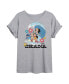 Фото #1 товара Hybrid Apparel Trendy Juniors Lilo Stitch Ohana Graphic Oversized Tee