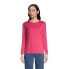 ფოტო #5 პროდუქტის Women's Tall Relaxed Supima Cotton Long Sleeve Crewneck T-Shirt